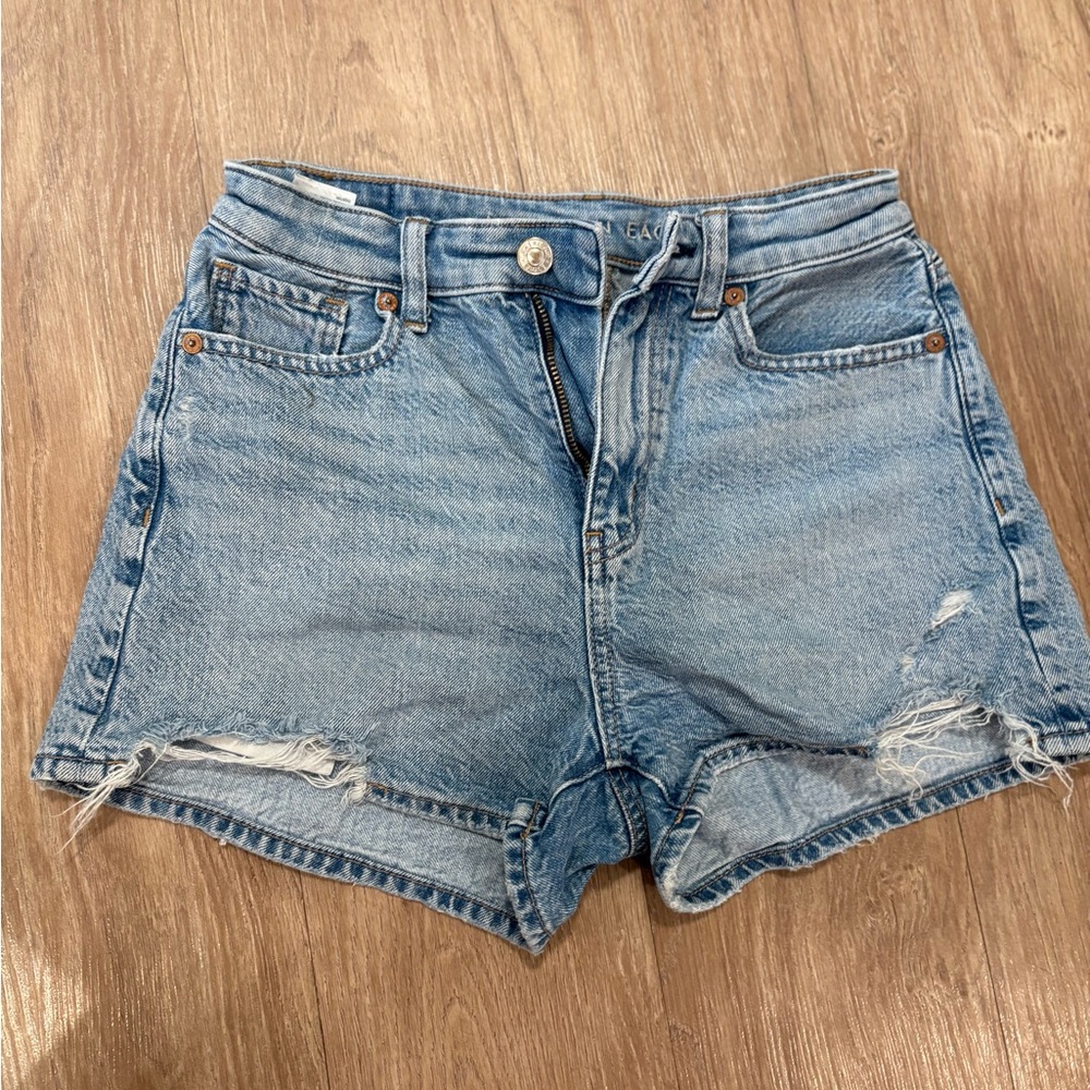 American Eagle Light Blue Jean Shorts